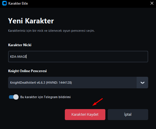Üçüncü Karakterinizi Ekleyin